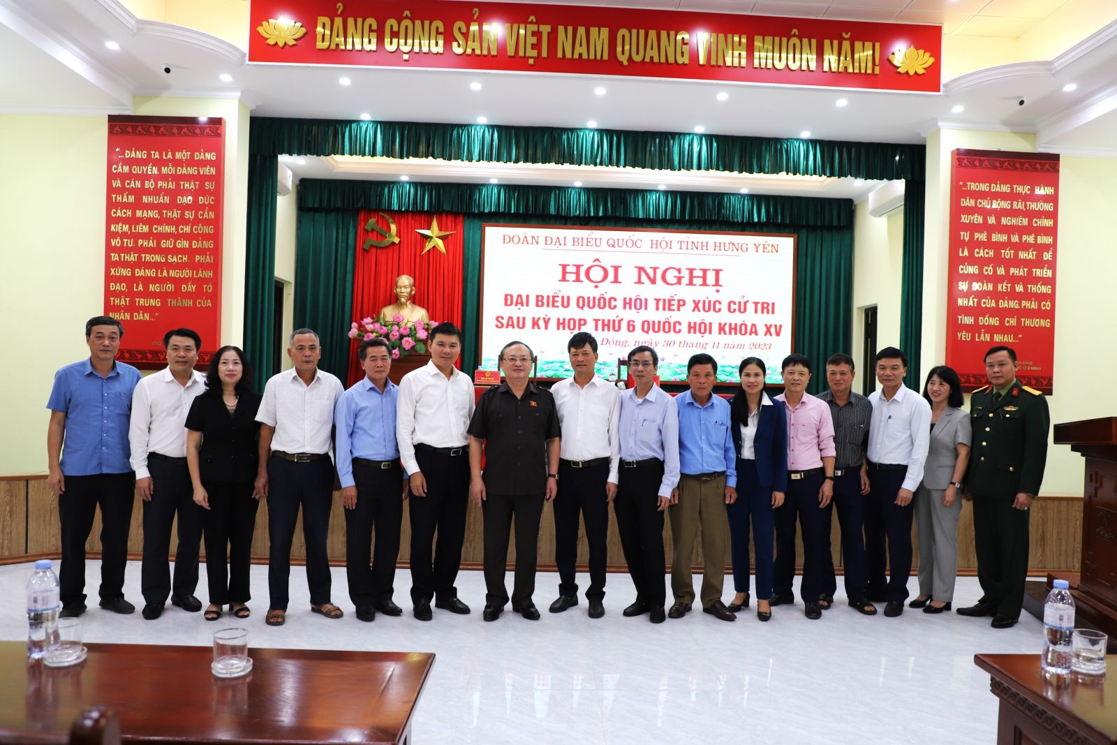 Đoàn đại biểu Quốc hội tỉnh Hưng Yên: Tiếp xúc cử tri sau kỳ họp thứ 6 Quốc hội khóa XV tại huyện Kim Động