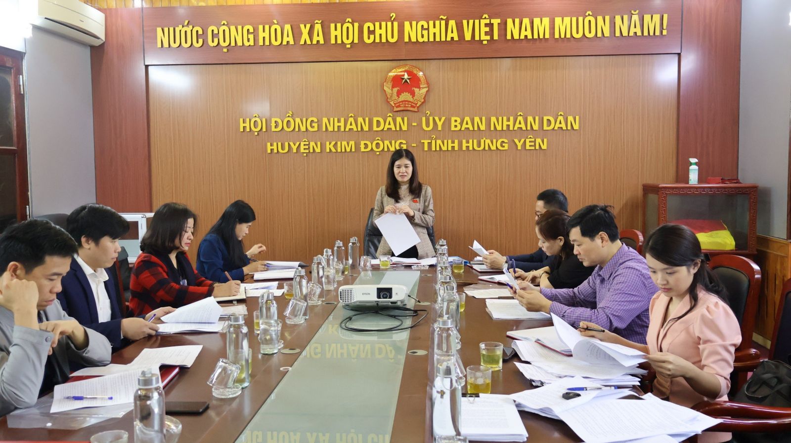 Giám sát việc thực hiện chuyển đổi số trên địa bàn huyện Kim Động