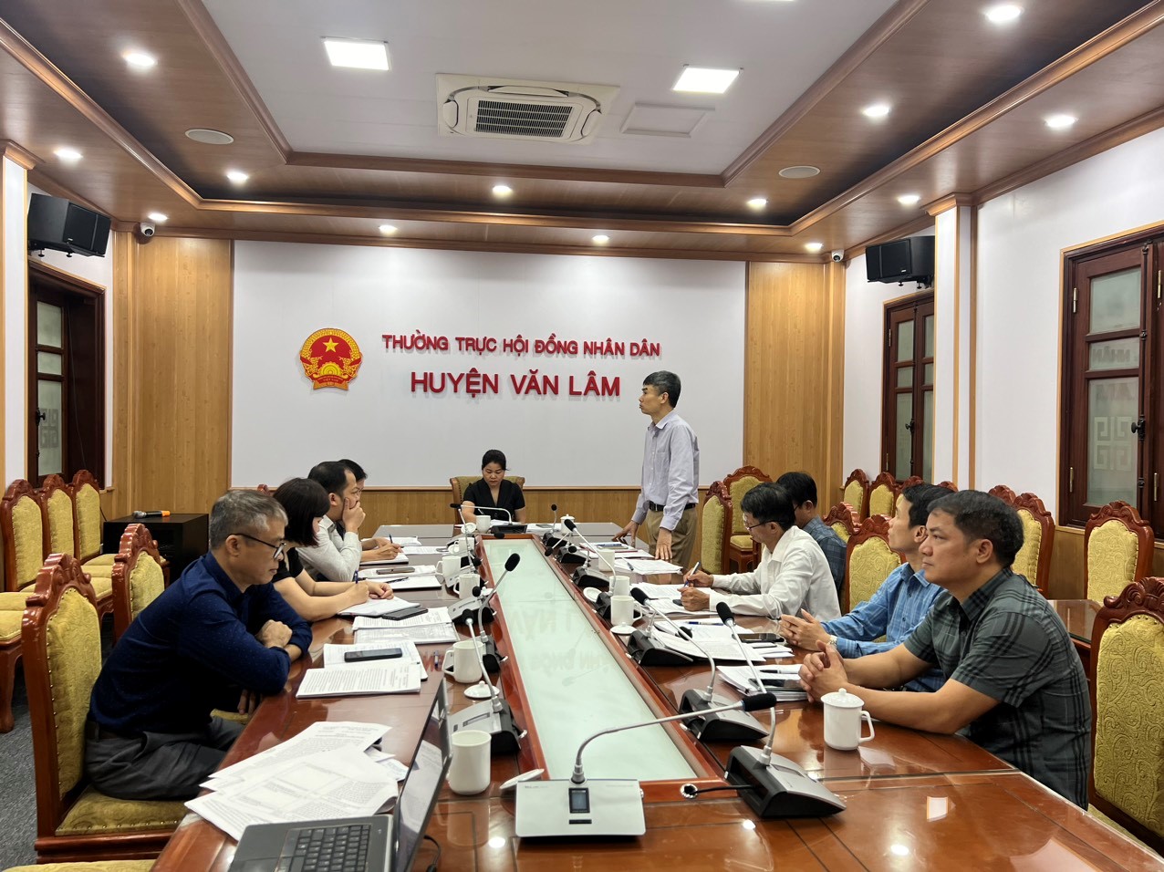 HĐND huyện Văn Lâm: Giám sát việc thực hiện Chương trình xây dựng Nông thôn mới nâng cao, nông thôn mới kiểu mẫu giai đoạn 2021-2025
