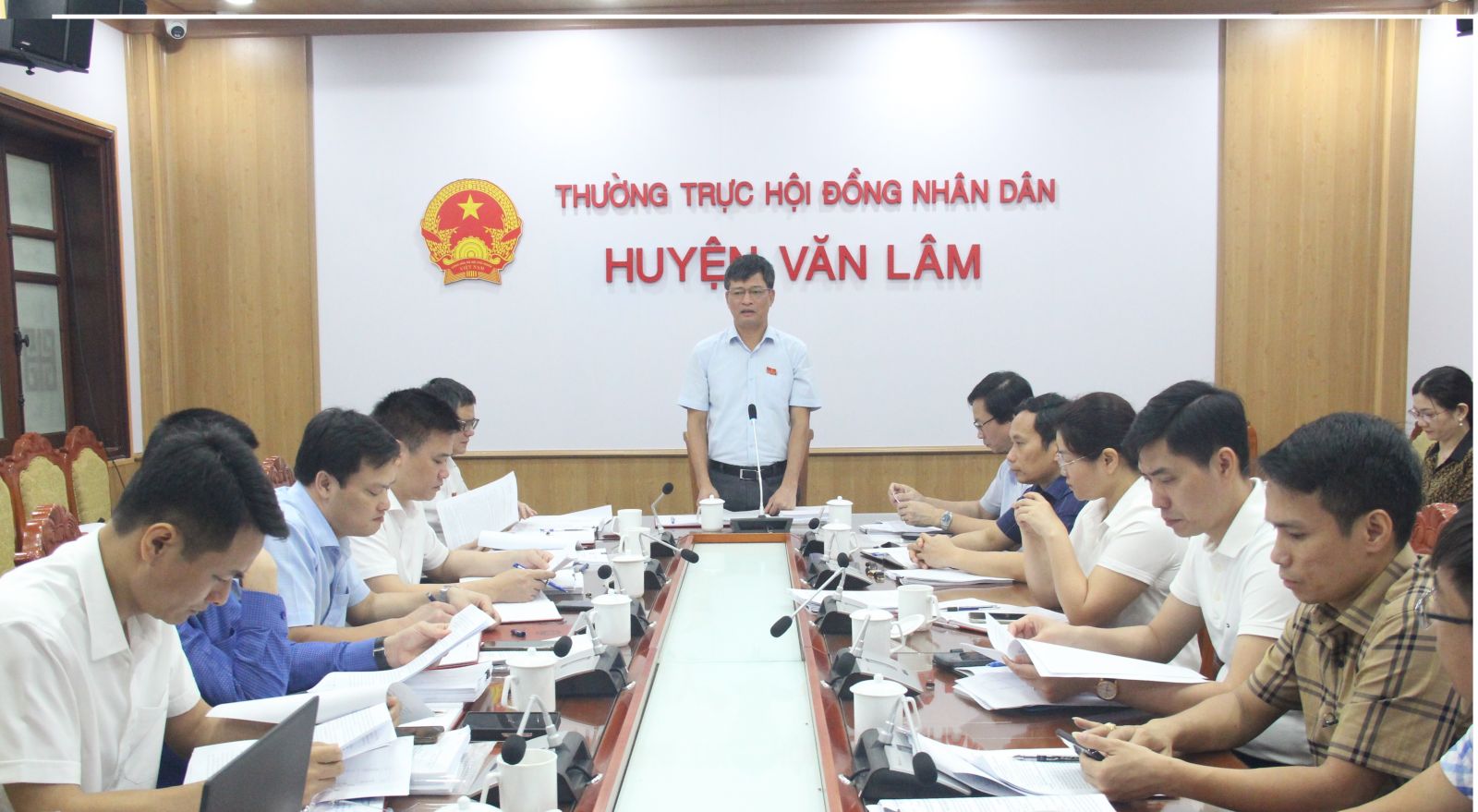 Tổ giám sát số 1, Đoàn giám sát của Thường trực HĐND tỉnh giám sát chuyên đề về tình hình thực hiện quy định pháp luật về bảo vệ môi trường trên địa bàn huyện Văn Lâm