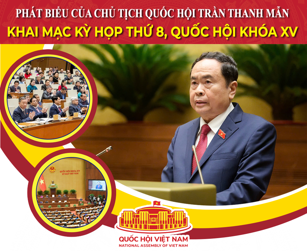 Phát biểu của Chủ tịch Quốc hội Trần Thanh Mẫn khai mạc Kỳ họp thứ 8, Quốc hội khóa XV