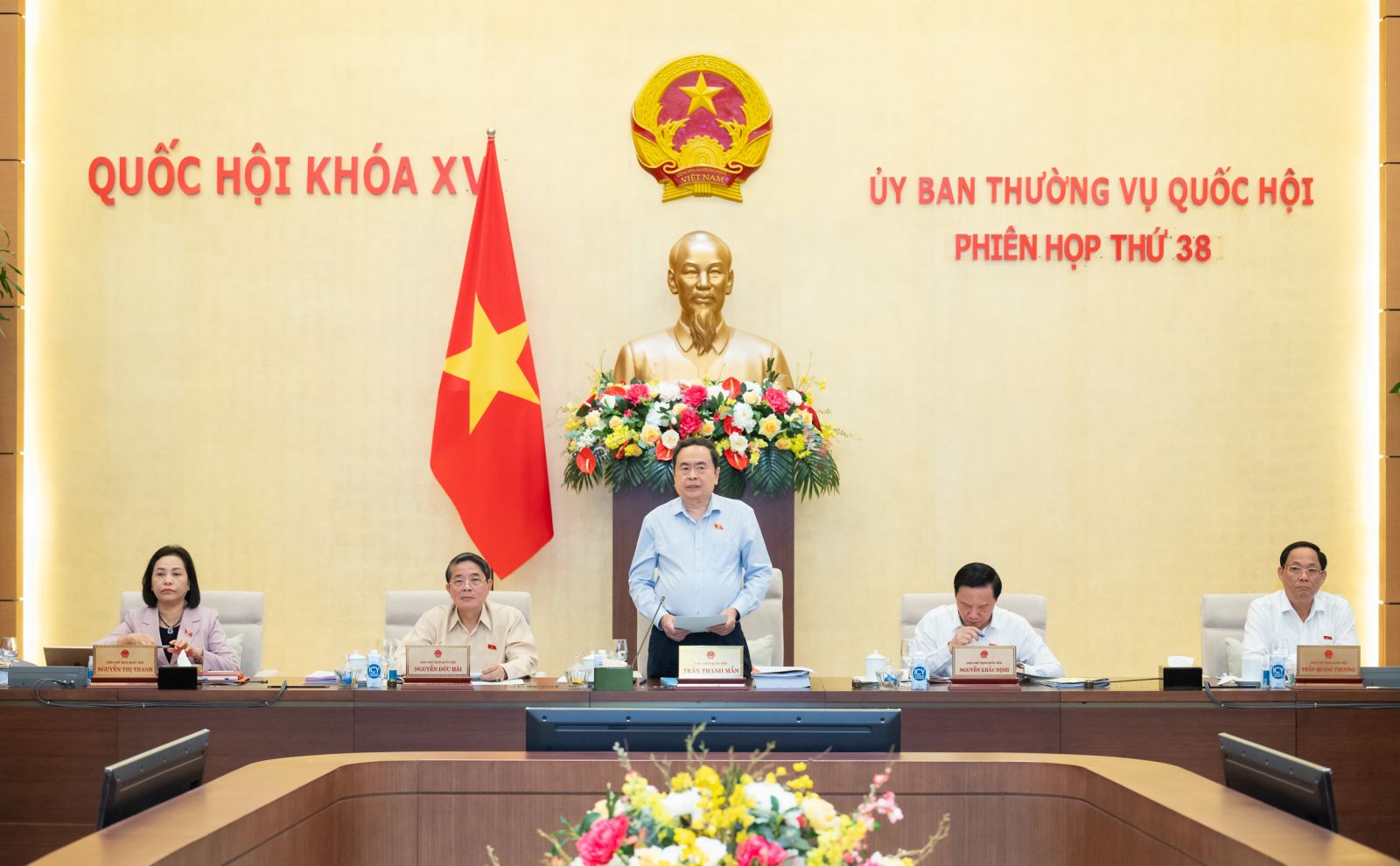 Khai mạc Phiên họp thứ 38 của Ủy ban Thường vụ Quốc hội