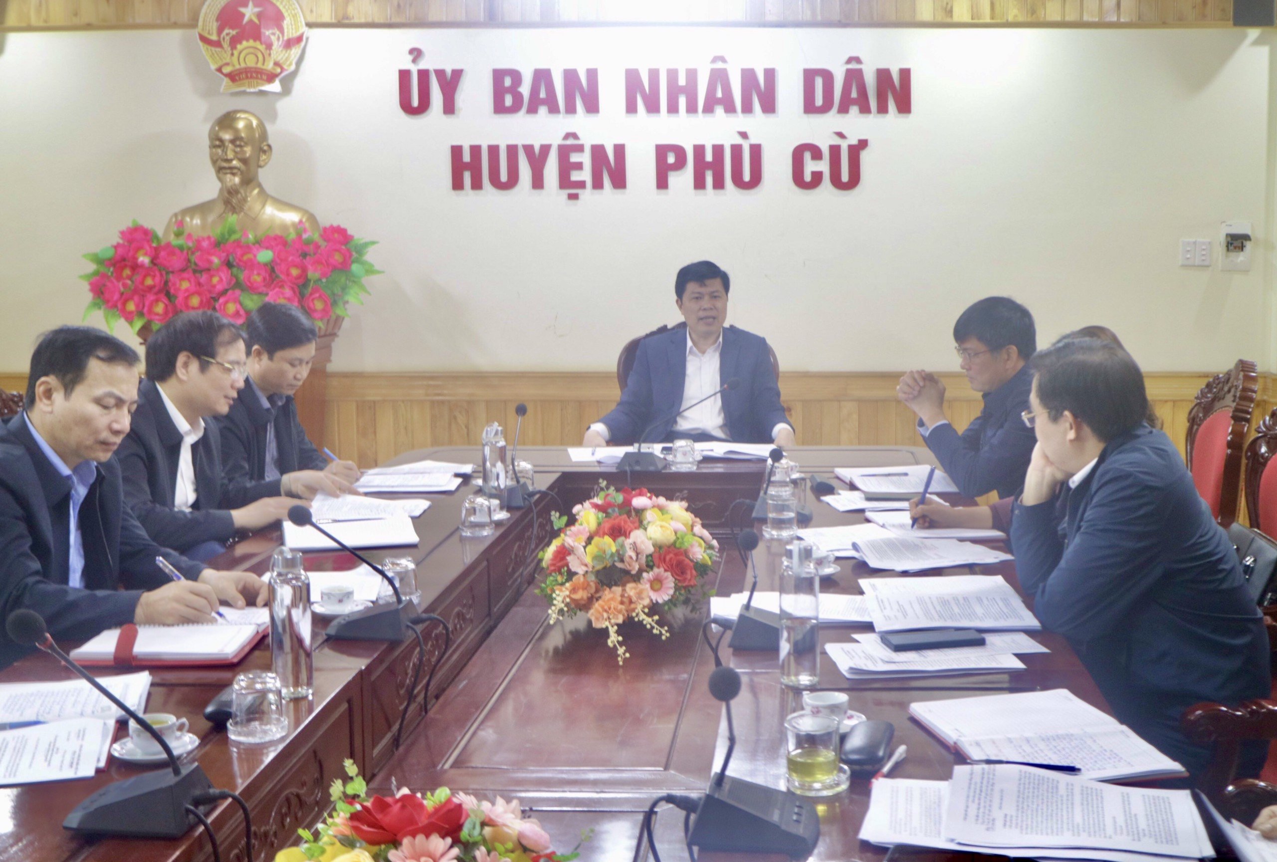 Ban Kinh tế - Ngân sách HĐND tỉnh Hưng Yên làm việc với UBND huyện Phù Cừ về tình hình thực hiện đầu tư công năm 2022, kế hoạch đầu tư công năm 2023